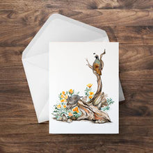 Load image into Gallery viewer, Quail Greeting Card
