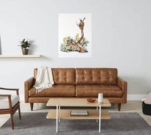 Load image into Gallery viewer, Quail and Poppies Print