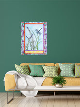 Load image into Gallery viewer, Dragonfly and Lavender Print