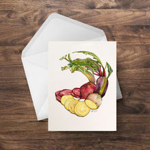 Load image into Gallery viewer, Heirloom Beets Greeting Card