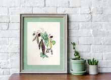 Load image into Gallery viewer, Heirloom Sweet Peas Print