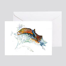 Load image into Gallery viewer, Brown Trout Greeting Card