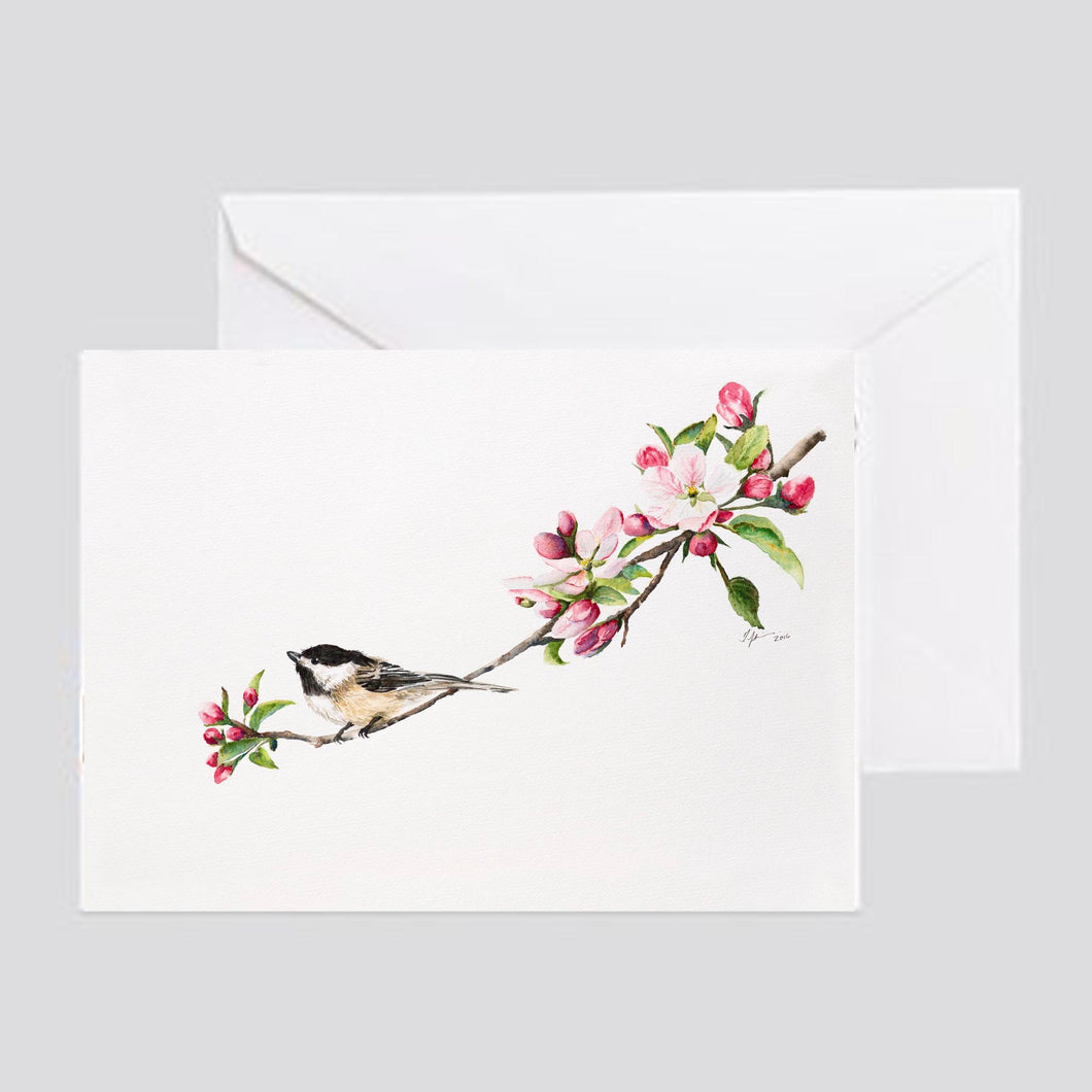 Chickadee Greeting Card