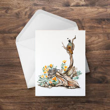 Load image into Gallery viewer, Quail Greeting Card
