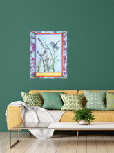 Load image into Gallery viewer, Dragonfly and Lavender Print
