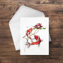 Load image into Gallery viewer, Koi Greeting Card
