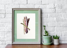 Load image into Gallery viewer, Heirloom Asparagus Print

