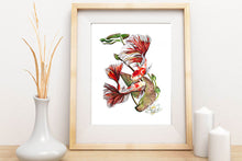 Load image into Gallery viewer, Butterfly Koi Giclee Print
