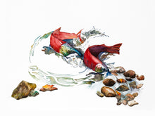 Load image into Gallery viewer, Sockeye Salmon Greeting Card
